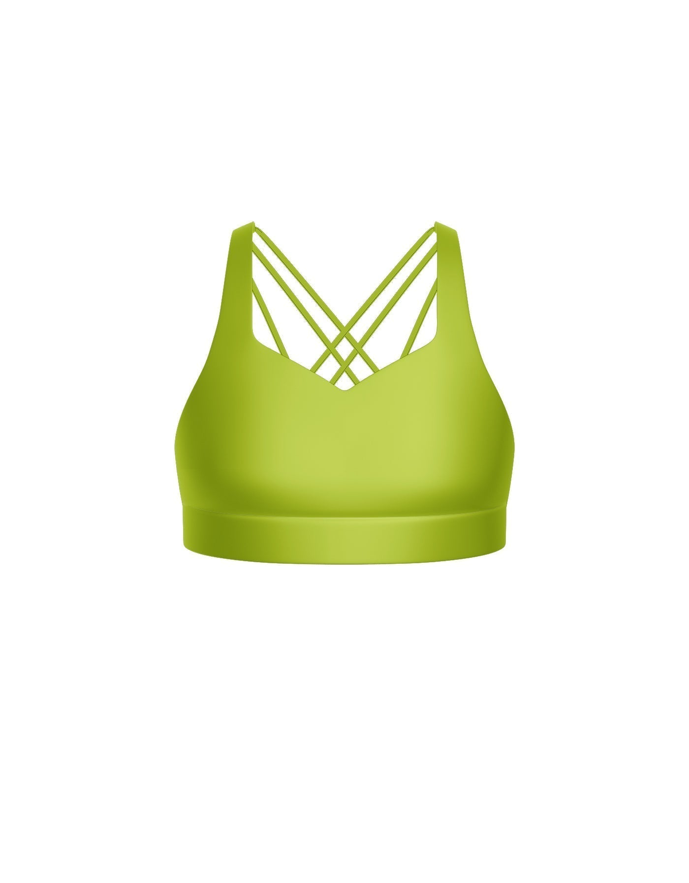 Solid Lycra Sweetheart Crop
