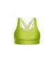 Solid Lycra Sweetheart Crop