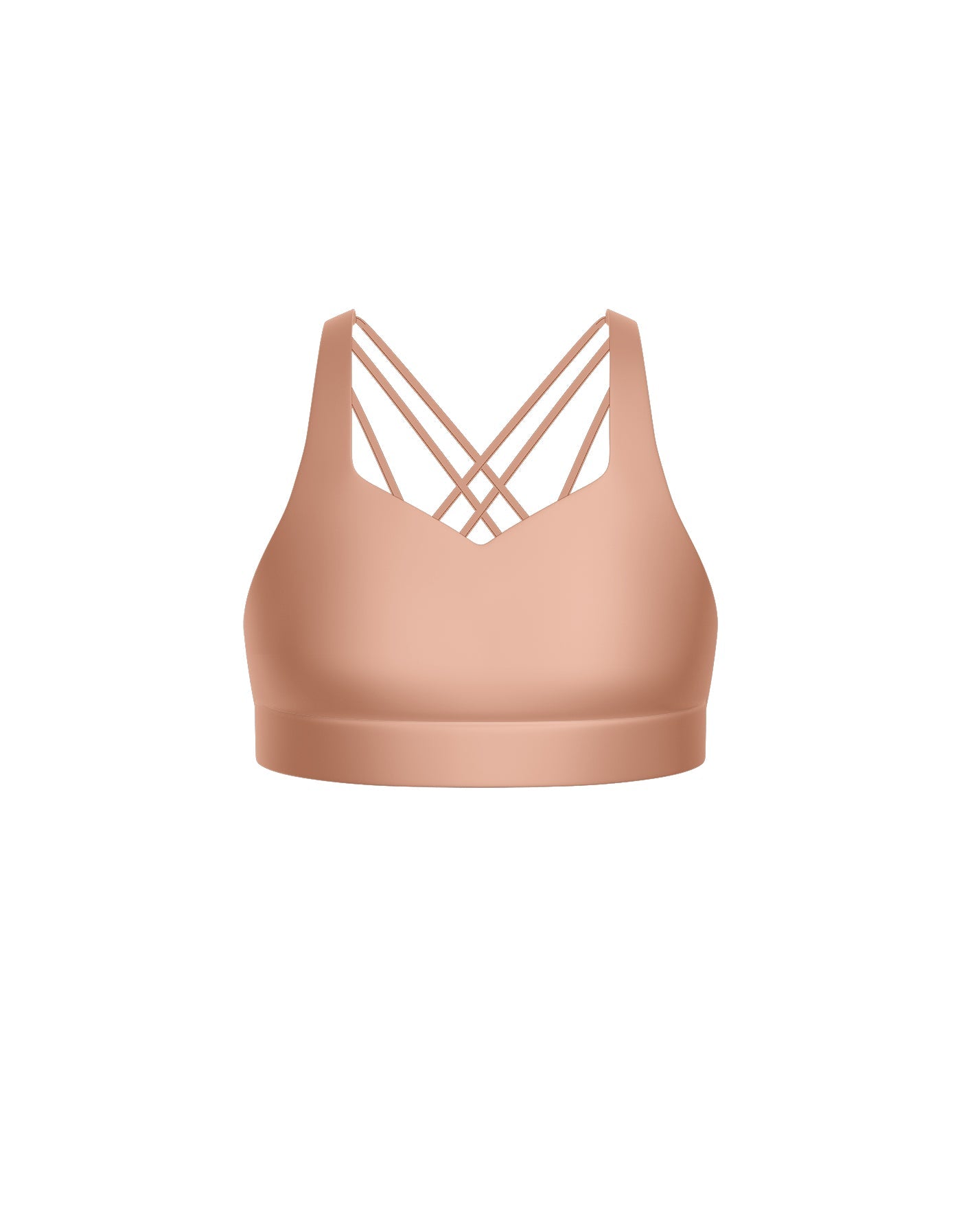 Solid Lycra Sweetheart Crop