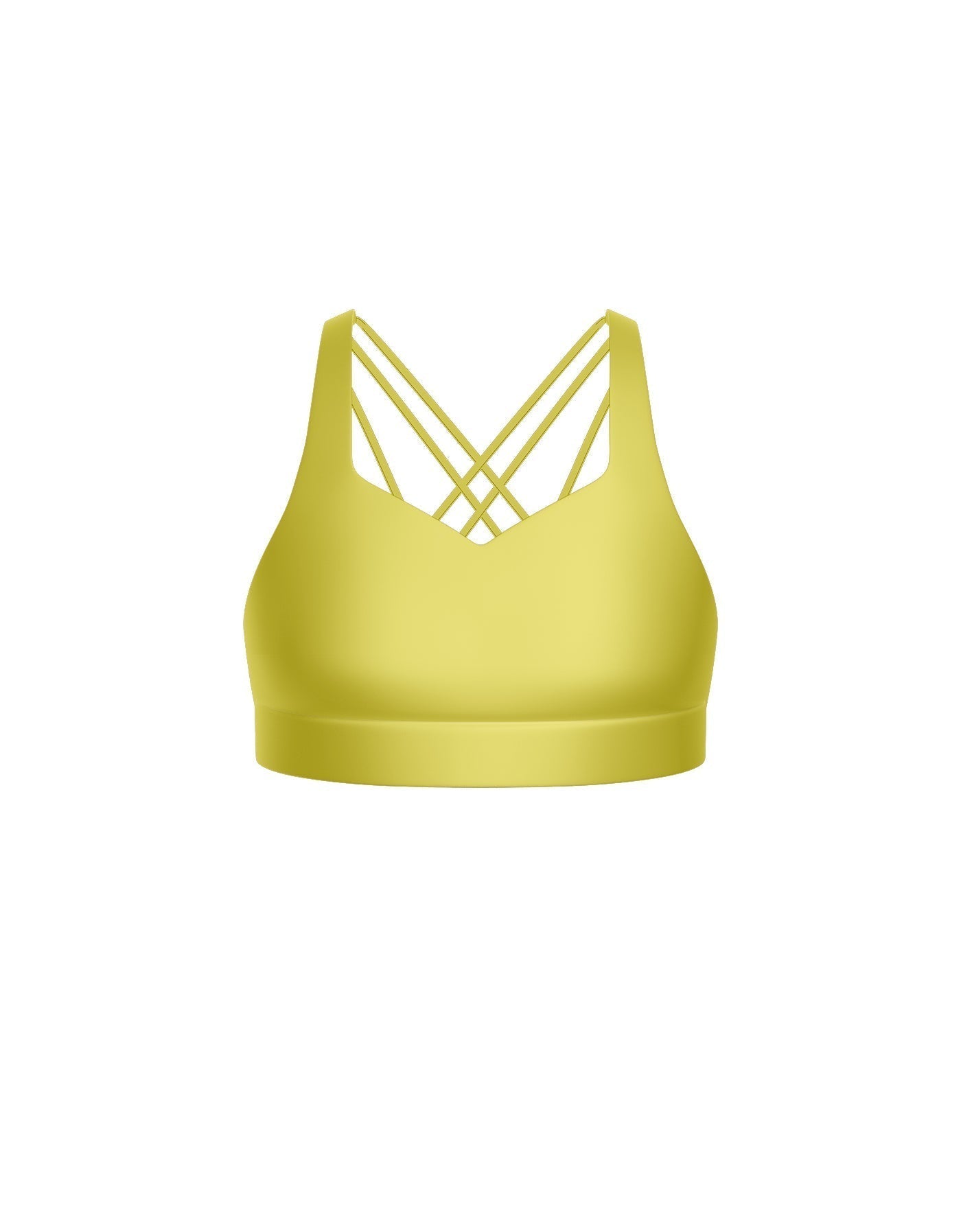Solid Lycra Sweetheart Crop