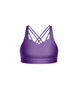 Solid Lycra Sweetheart Crop