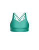 Solid Lycra Sweetheart Crop