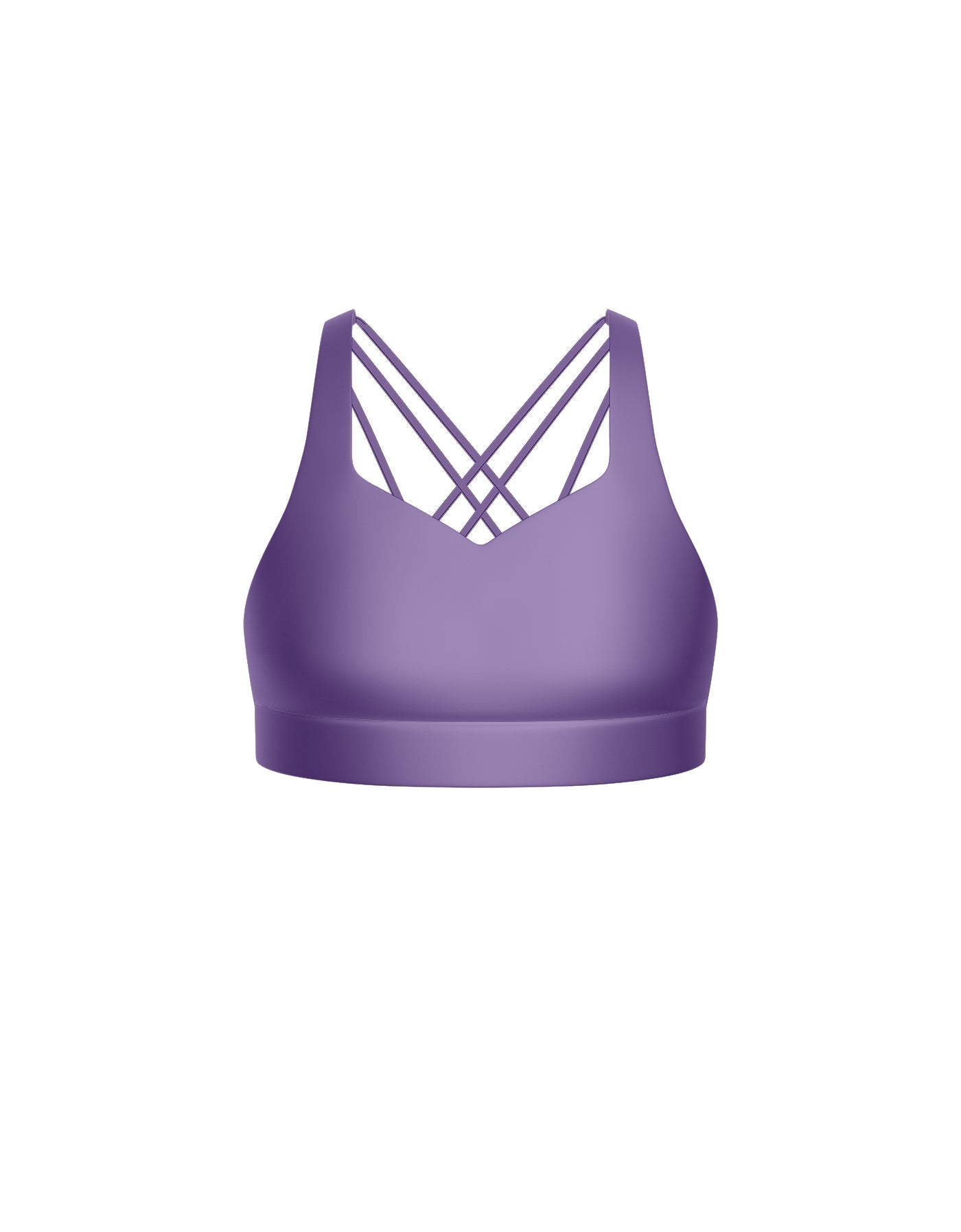 Solid Lycra Sweetheart Crop