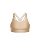 Solid Lycra Sweetheart Crop