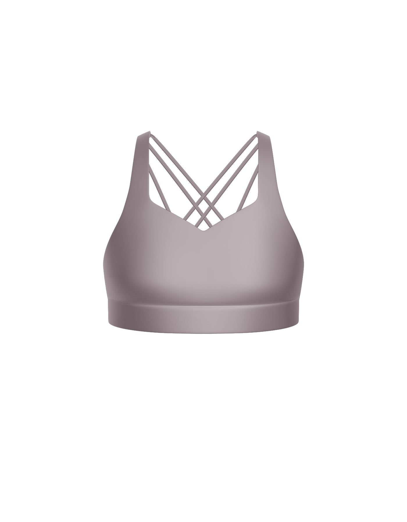 Solid Lycra Sweetheart Crop