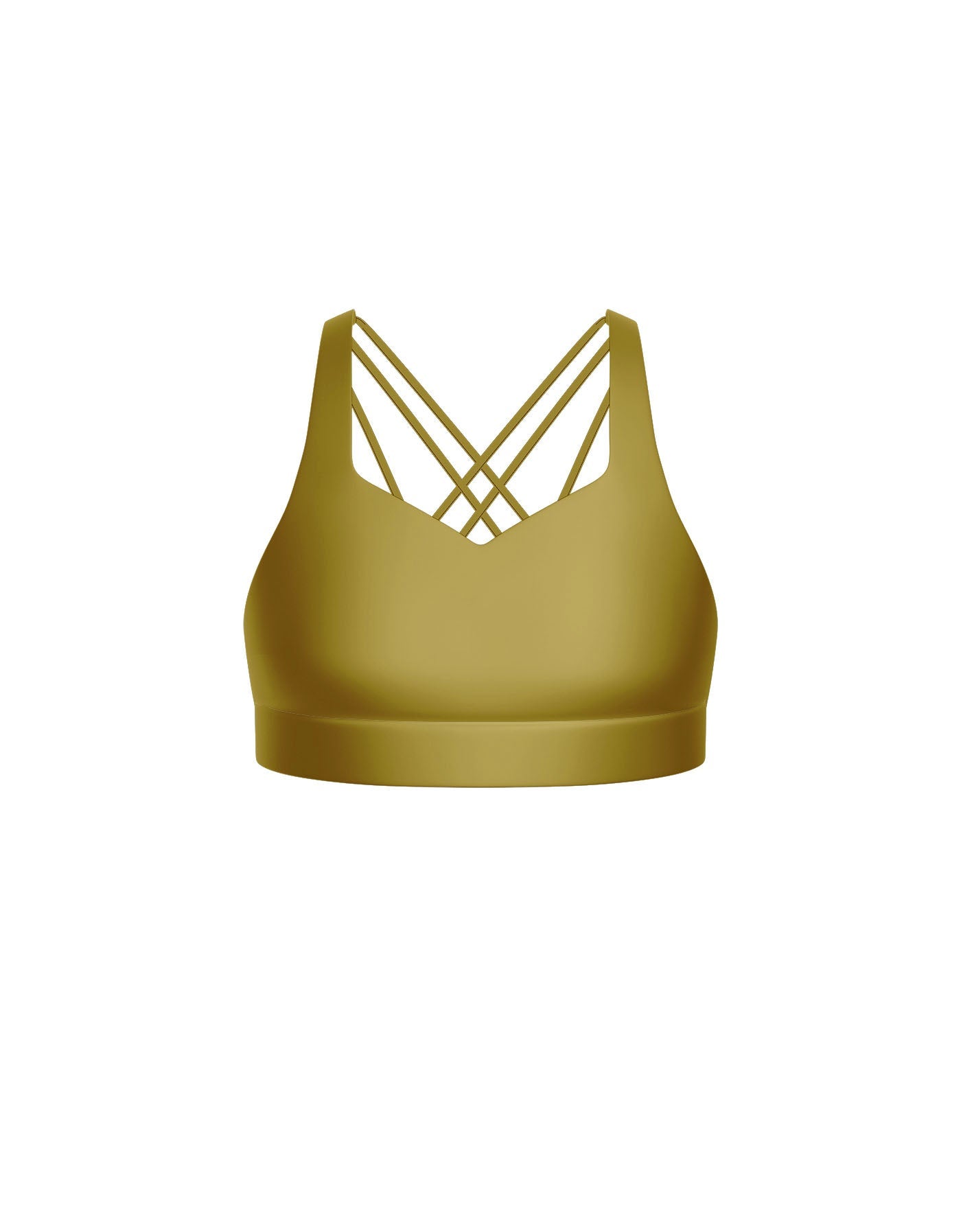 Solid Lycra Sweetheart Crop