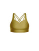 Solid Lycra Sweetheart Crop