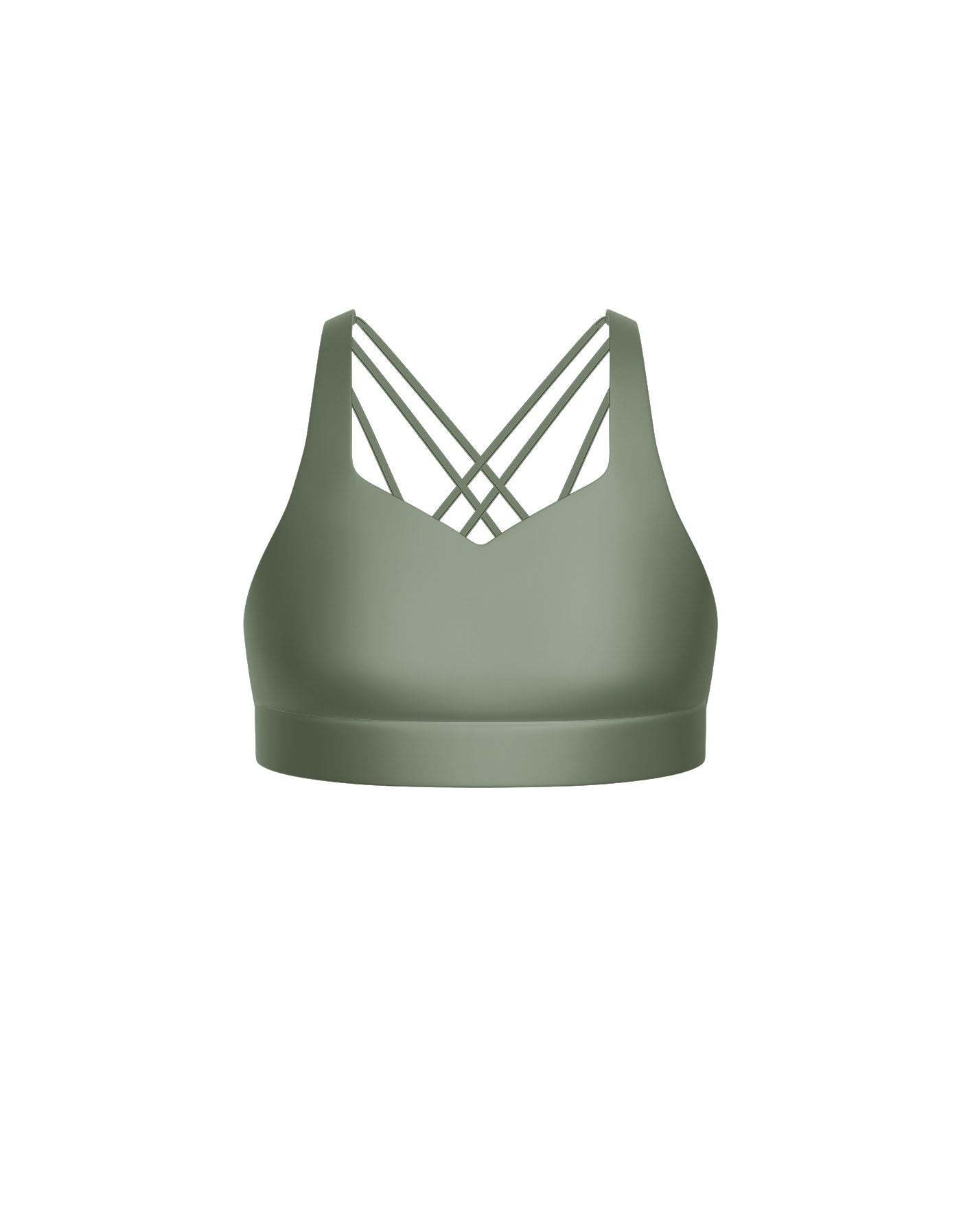 Solid Lycra Sweetheart Crop