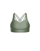 Solid Lycra Sweetheart Crop