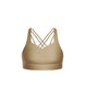 Solid Lycra Sweetheart Crop