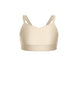 Solid Lycra Sweetheart Double Strap Halter Bra