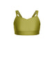 Solid Lycra Sweetheart Double Strap Halter Bra