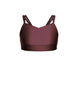 Solid Lycra Sweetheart Double Strap Halter Bra