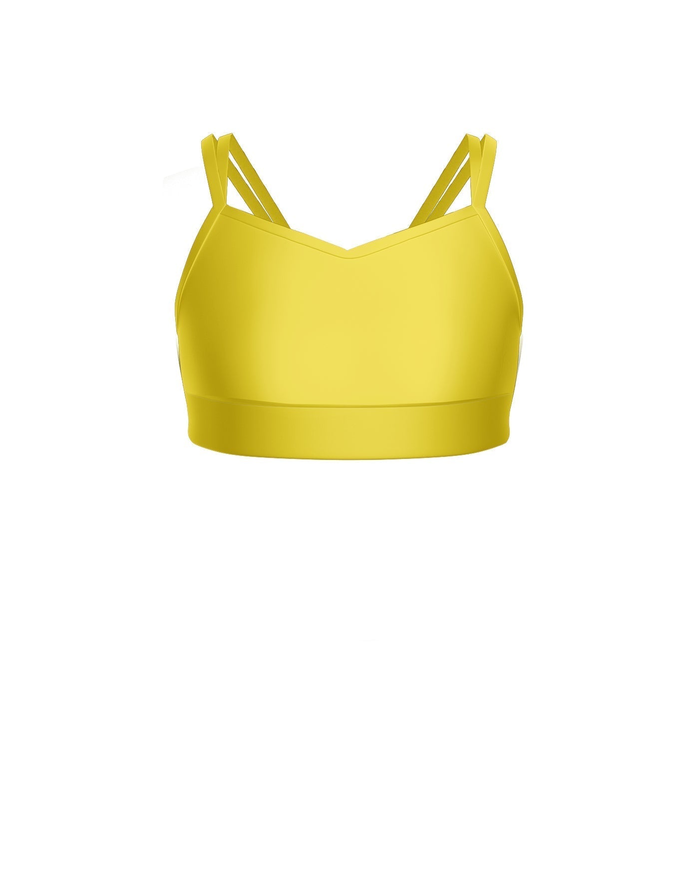 Solid Lycra Sweetheart Double Strap Halter Bra
