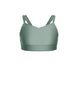 Solid Lycra Sweetheart Double Strap Halter Bra