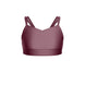 Solid Lycra Sweetheart Double Strap Halter Bra