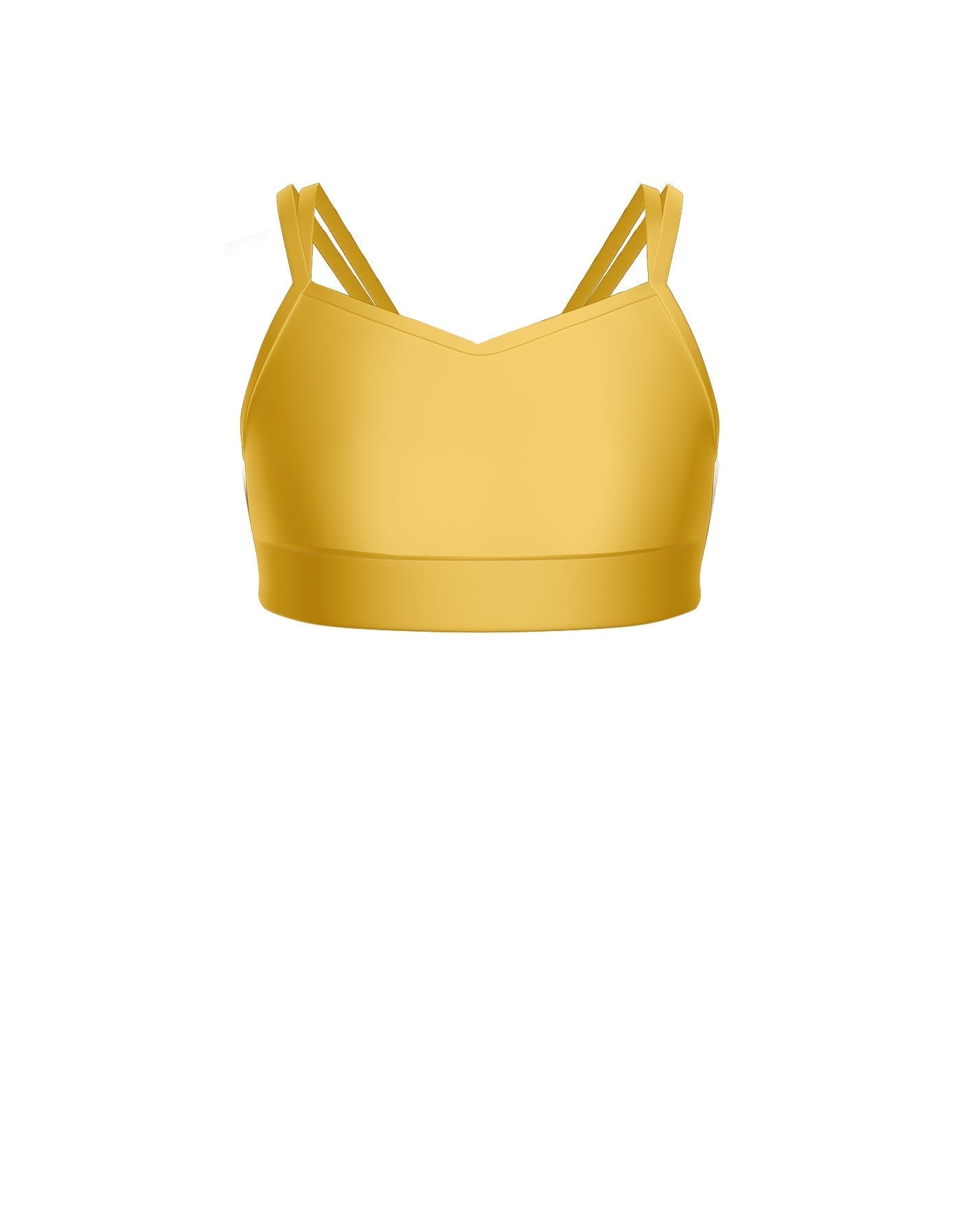 Solid Lycra Sweetheart Double Strap Halter Bra