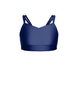 Solid Lycra Sweetheart Double Strap Halter Bra