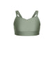 Solid Lycra Sweetheart Double Strap Halter Bra