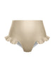 Solid Lycra High Rise Panty with Ruffle