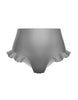 Solid Lycra High Rise Panty with Ruffle