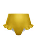Solid Lycra High Rise Panty with Ruffle