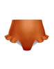 Solid Lycra High Rise Panty with Ruffle