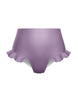 Solid Lycra High Rise Panty with Ruffle