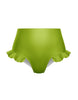 Solid Lycra High Rise Panty with Ruffle