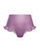 Solid Lycra High Rise Panty with Ruffle