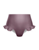 Solid Lycra High Rise Panty with Ruffle