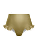Solid Lycra High Rise Panty with Ruffle