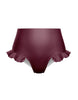 Solid Lycra High Rise Panty with Ruffle