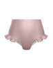 Solid Lycra High Rise Panty with Ruffle