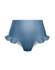 Solid Lycra High Rise Panty with Ruffle