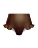 Solid Lycra High Rise Panty with Ruffle