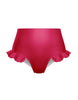 Solid Lycra High Rise Panty with Ruffle