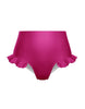 Solid Lycra High Rise Panty with Ruffle