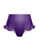 Solid Lycra High Rise Panty with Ruffle