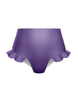 Solid Lycra High Rise Panty with Ruffle