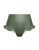 Solid Lycra High Rise Panty with Ruffle
