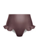 Solid Lycra High Rise Panty with Ruffle