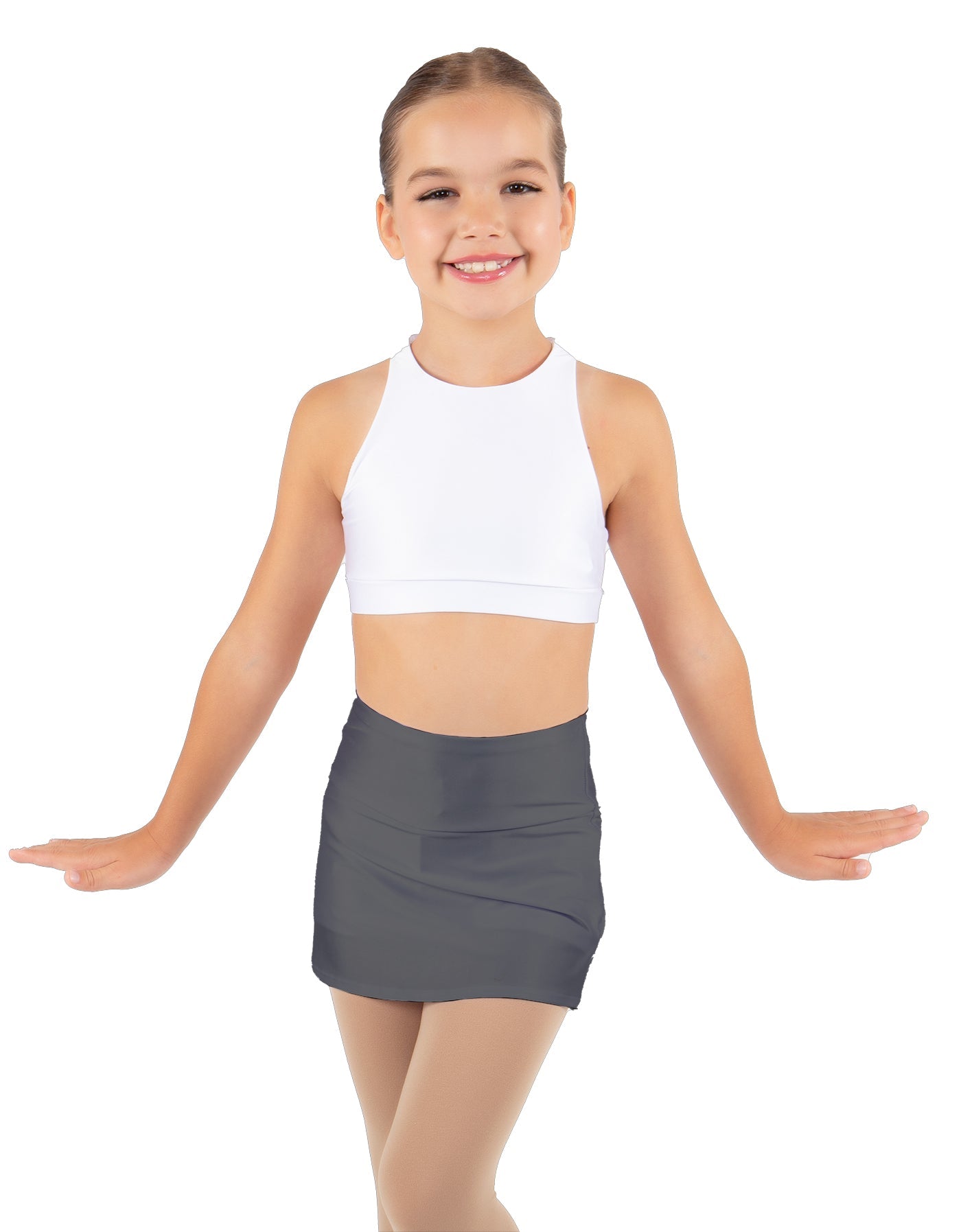 Solid Lycra Cheer Skort