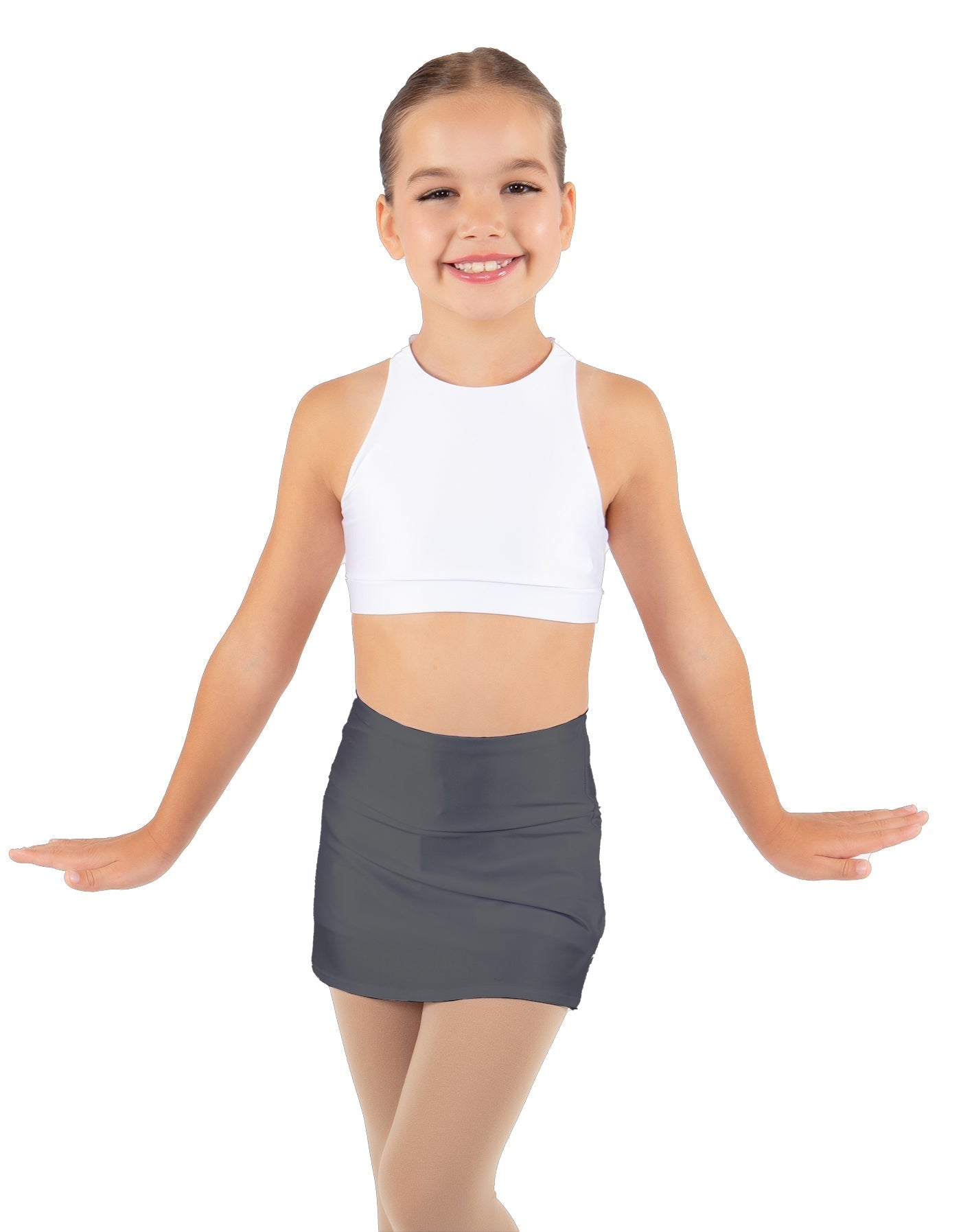 Solid Lycra Cheer Skort