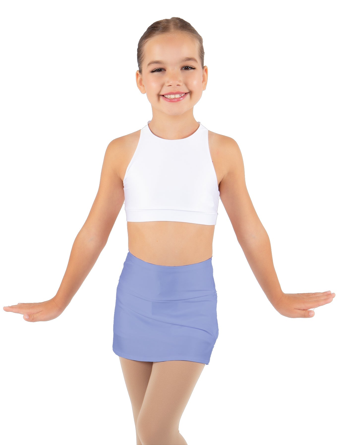 Solid Lycra Cheer Skort