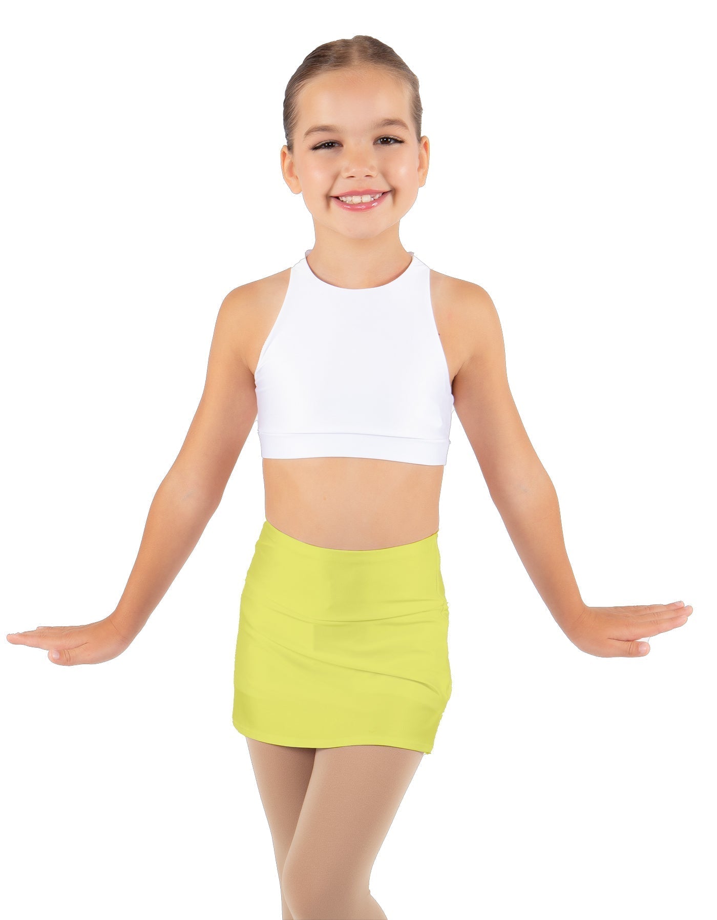 Solid Lycra Cheer Skort