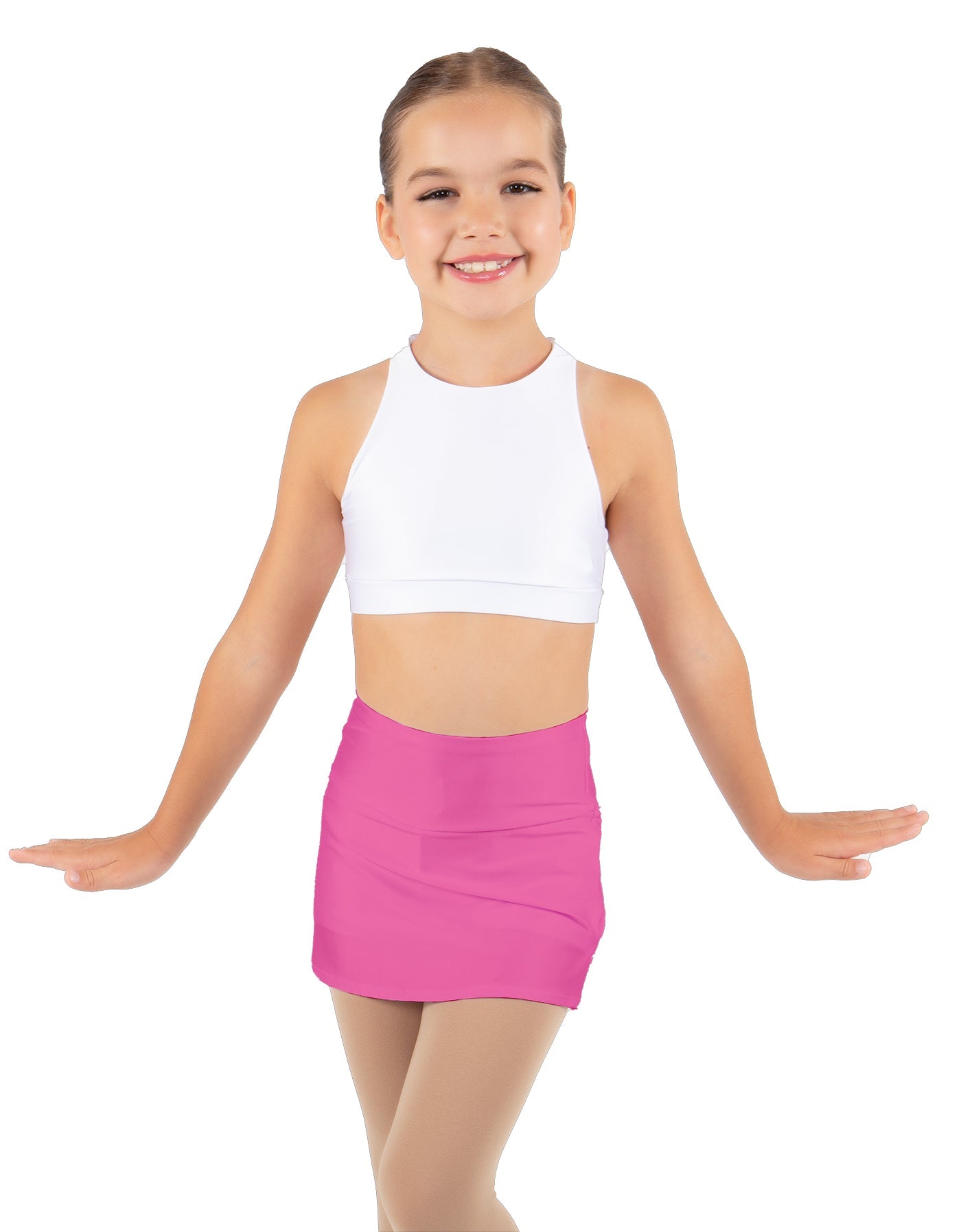 Solid Lycra Cheer Skort
