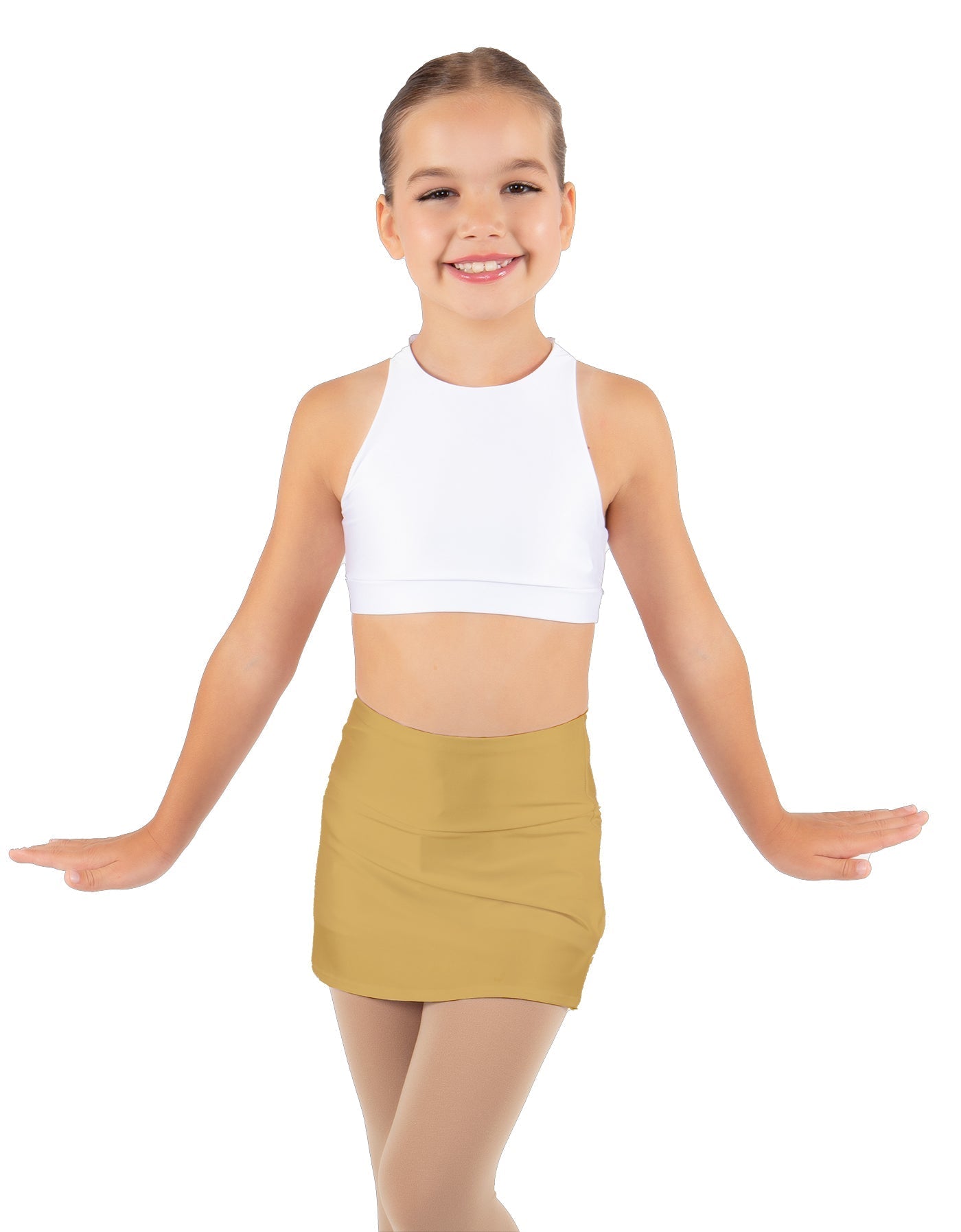 Solid Lycra Cheer Skort