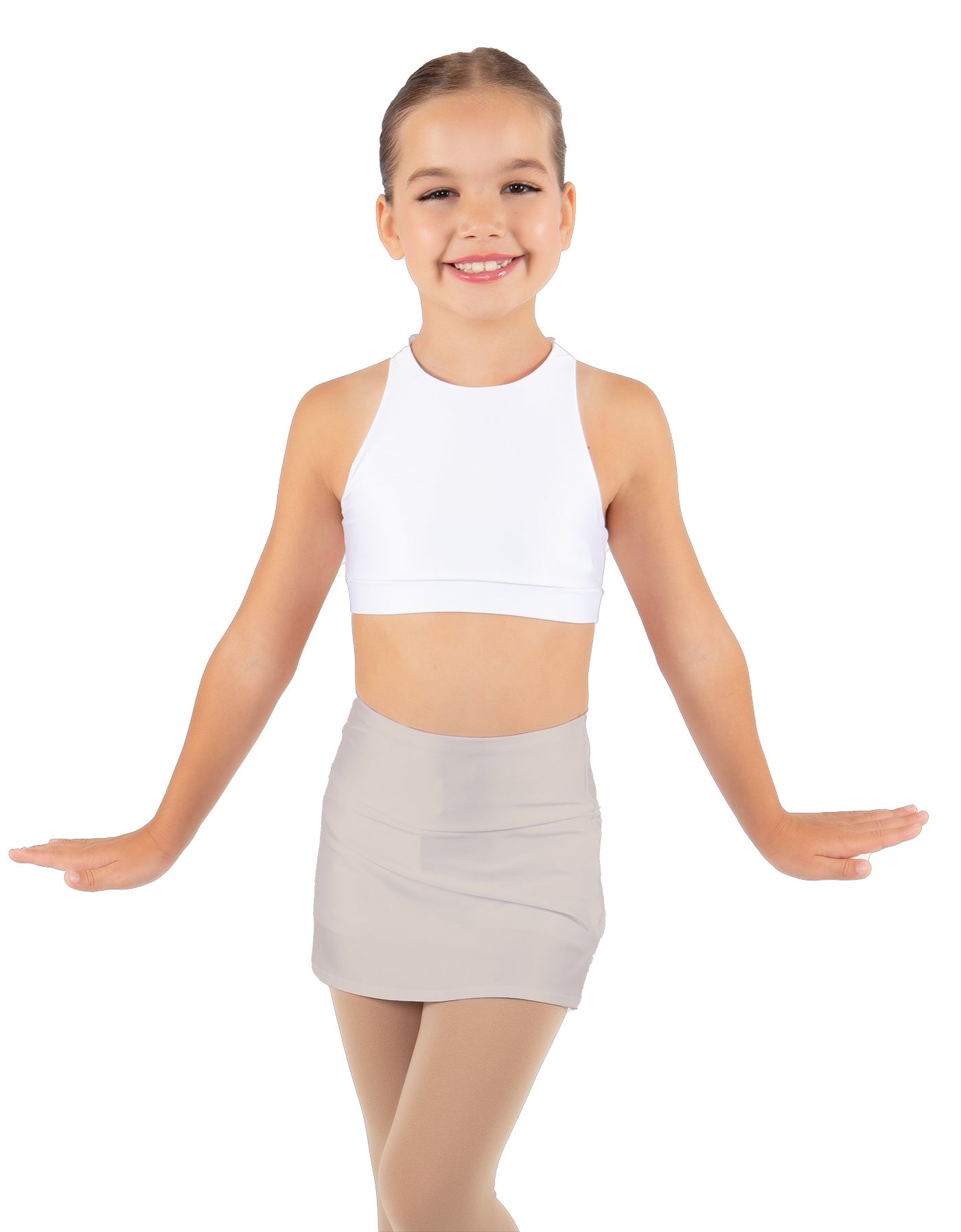 Solid Lycra Cheer Skort