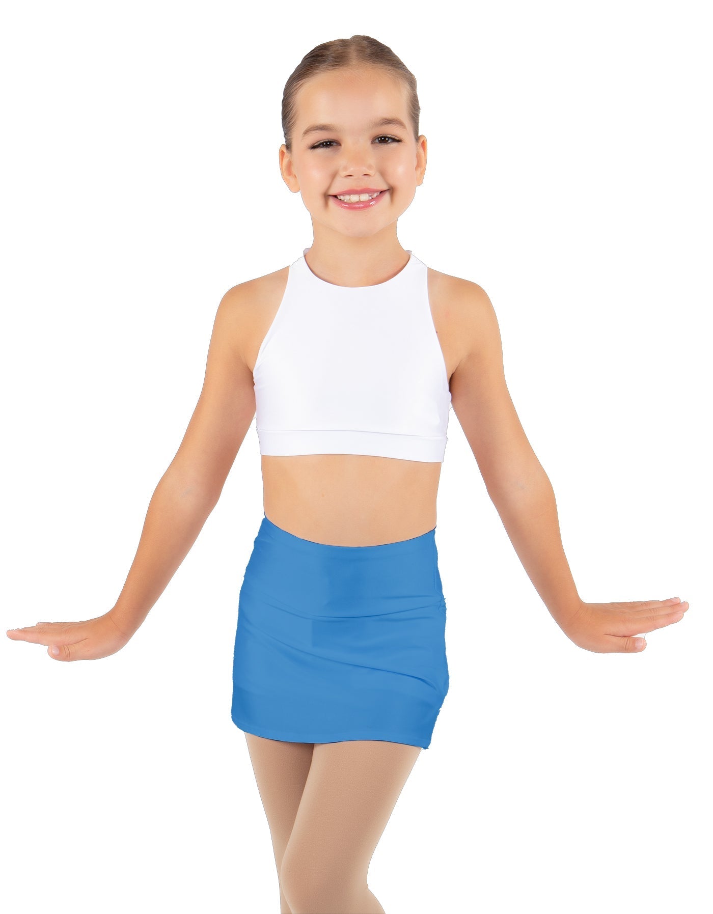 Solid Lycra Cheer Skort